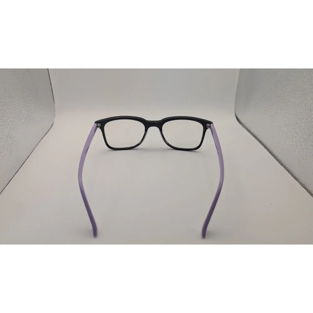 Purple And Black Eyeglass Frames